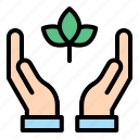 environment, hand, leaf, plant