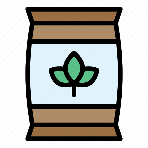 Bag, environment, leaf, seed icon - Download on Iconfinder