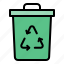 bin, environment, junk, recycle, recycle bin, waste 