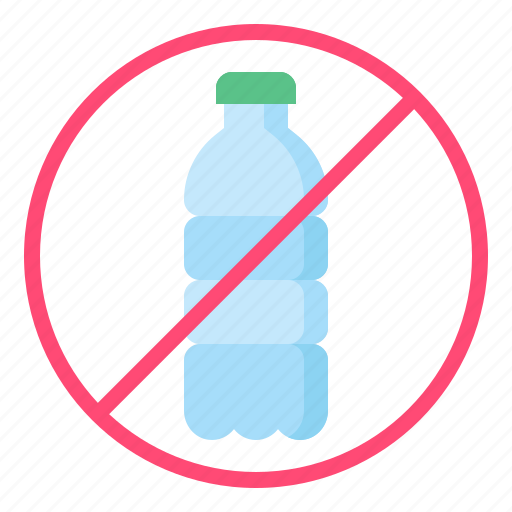Bottle, environment, no bottle, no plastic, plastic bottle icon - Download on Iconfinder