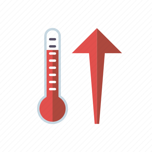 Arrow, climate change, environment, rising, temperature, thermometer icon - Download on Iconfinder