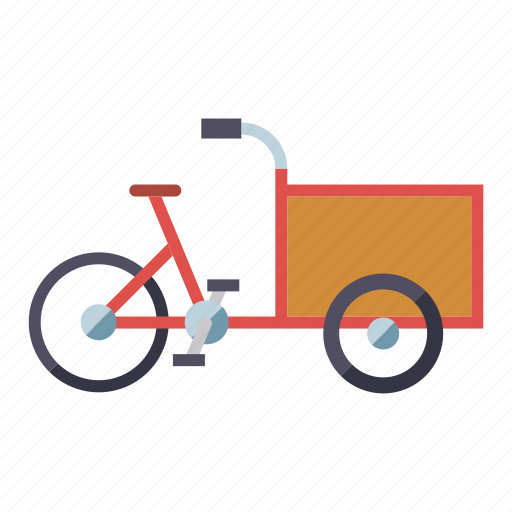 Bicycle, cargo bike, delivery, ecology, environment, transportation, vehicle icon - Download on Iconfinder