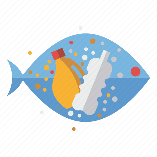 Ecology, environment, fish, junk, microplastic, plastic, water pollution icon - Download on Iconfinder