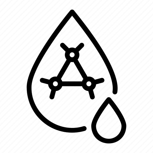 Water, enzyme, healthcare, and, medical, protein, drop icon - Download on Iconfinder