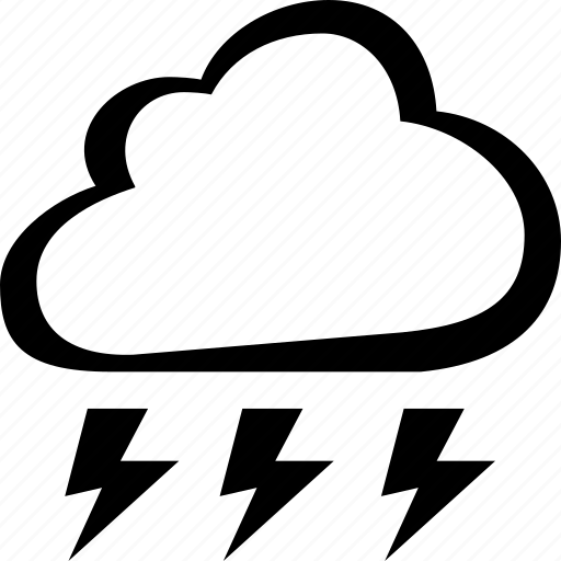Cloud, lightning, rain, storm icon - Download on Iconfinder