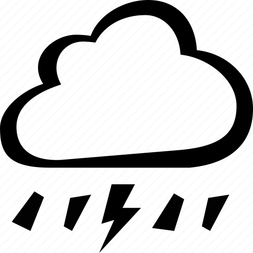 Cloud, lightning, rain, storm icon - Download on Iconfinder