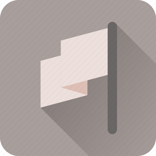 Flag, white, alert, national, notification icon - Download on Iconfinder