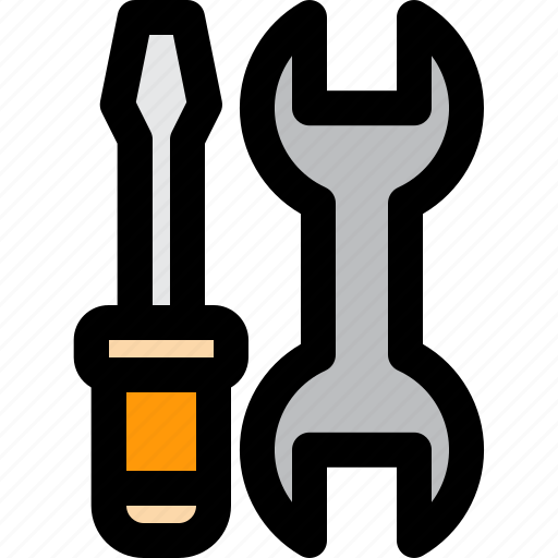 Repair, screwdriver, wrench, tools icon - Download on Iconfinder