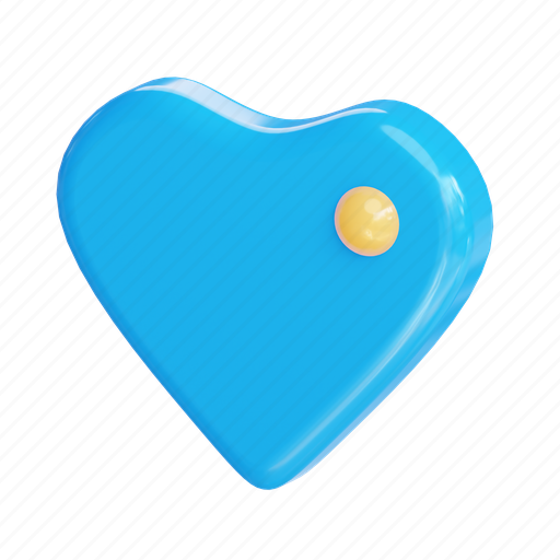 Heart, favorite 3D illustration - Download on Iconfinder