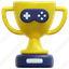 trophy, esports, sports, and, competition, champion, winner, ranking, gaming, 3d 