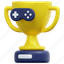 trophy, esports, sports, and, competition, champion, winner, gaming, ranking, 3d 
