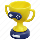 trophy, esports, sports, and, competition, champion, ranking, winner, gaming, 3d 