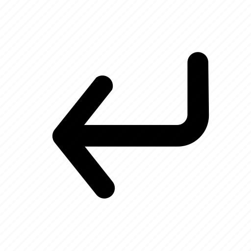 Corner, down, left, outline, arrow, direction icon - Download on Iconfinder