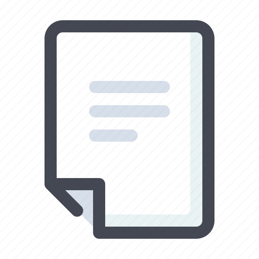 Document, letter, paper, report, work icon - Download on Iconfinder