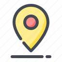 gps, location, map, pin, position