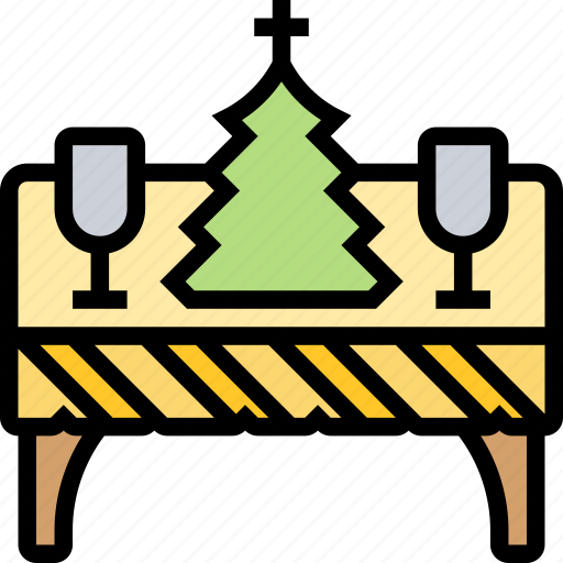 Linens, table, christmas, celebrate, party icon - Download on Iconfinder