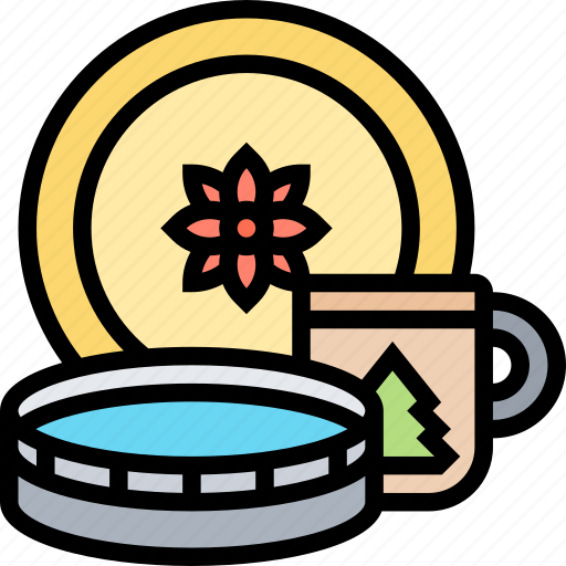 Tableware, christmas, collection, cutlery, dinnerware icon - Download on Iconfinder