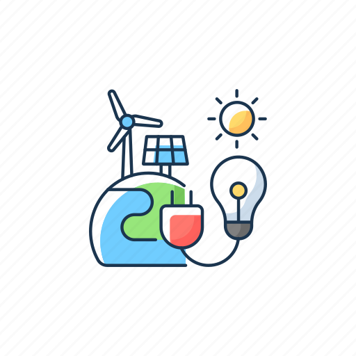 Wind energy, electricity, infrastructure, environment icon - Download on Iconfinder