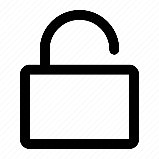 Open, lock, basic, ui, essential, padlock icon - Download on Iconfinder