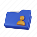 blue, folder, document, paper, share