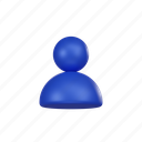 blue, person, profile, avatar