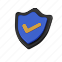 shield, verified, user, approved, security
