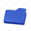 blue, folder, document, file, archive 