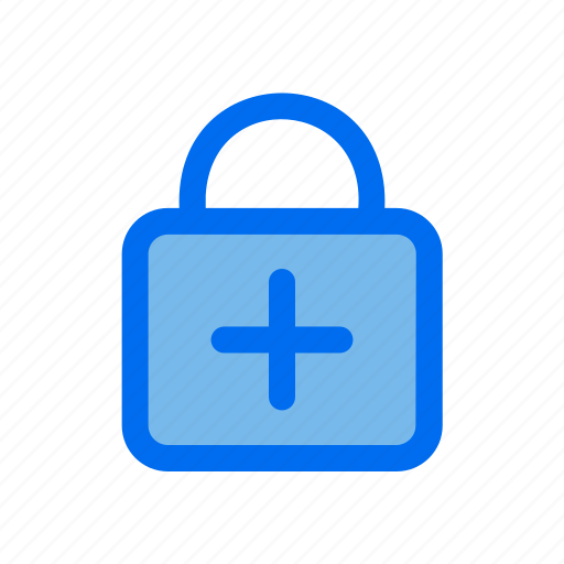 Padlock, lock, add, user icon - Download on Iconfinder