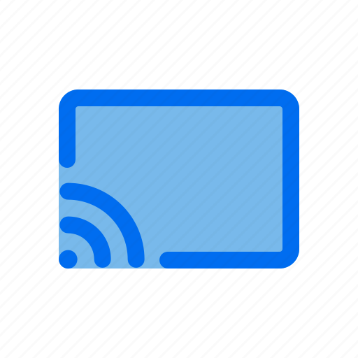 Cast, chromecast, connected, airplay, user icon - Download on Iconfinder