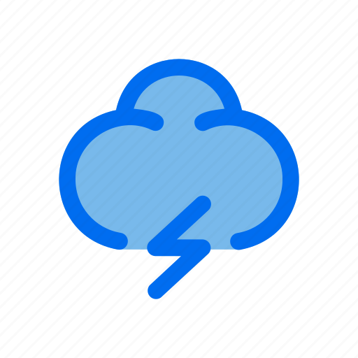 Cloud, lightning, thunder, user icon - Download on Iconfinder