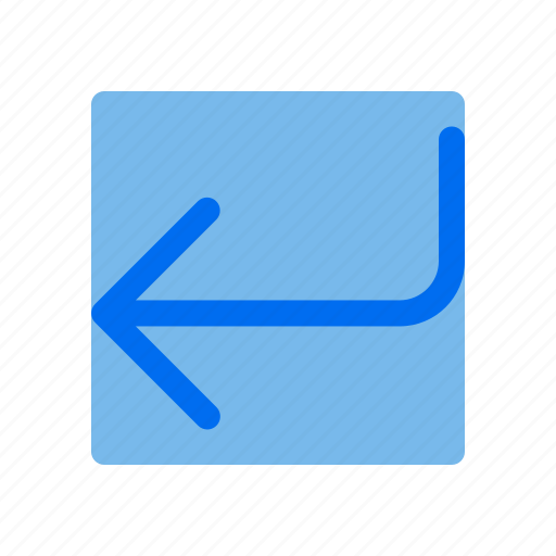 Corner, down, left, arrows, user icon - Download on Iconfinder