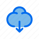 download, cloud, user, arrows