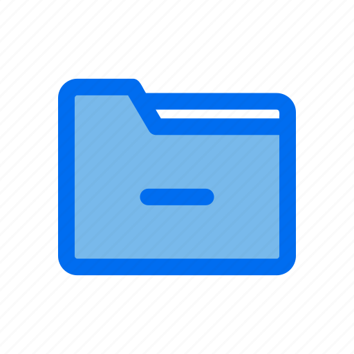 Folder, minus, remove, archive, document, user icon - Download on Iconfinder
