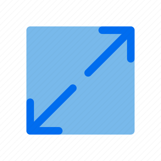 Maximize, fullscreen, enlarge, arrows, user icon - Download on Iconfinder