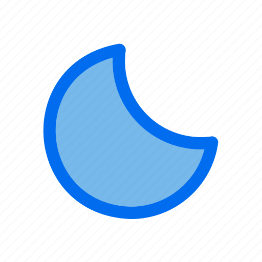 Moon, night, crescent, space, user icon - Download on Iconfinder