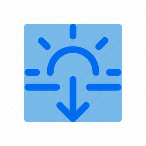 Sunset, weather, sun, user icon - Download on Iconfinder
