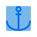 anchor, marine, element, sea, user