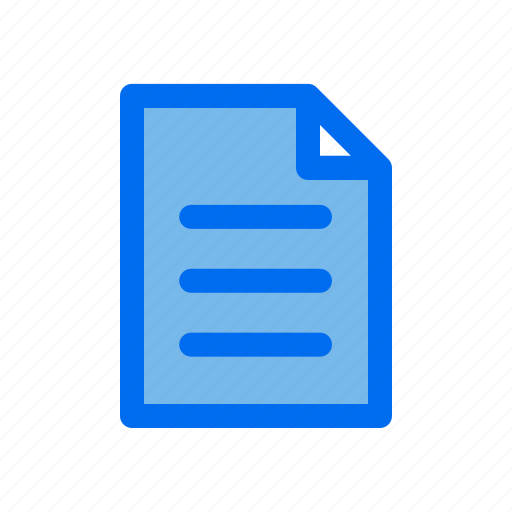 Document, list, text, user icon - Download on Iconfinder
