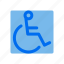 wheelchair, sign, disable, user 