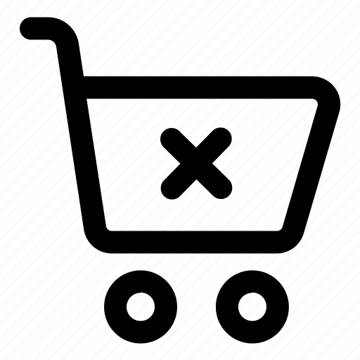 Cart, delete, essential, shop, store icon - Download on Iconfinder