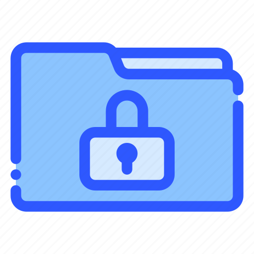 Folder, protection, safety, secure, lock icon - Download on Iconfinder