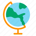 globe, global, earth, map, world