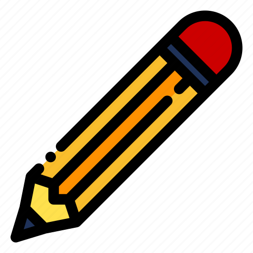 Pencil, graphite, education, school, write icon - Download on Iconfinder