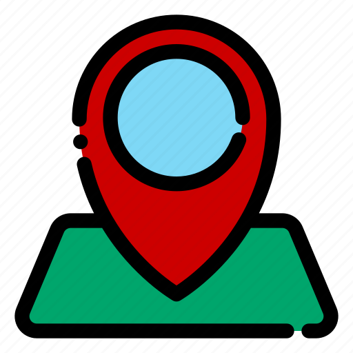 Pin, map, pointer, marker, location icon - Download on Iconfinder