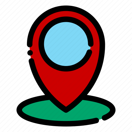 Pin, point, map, position, location icon - Download on Iconfinder
