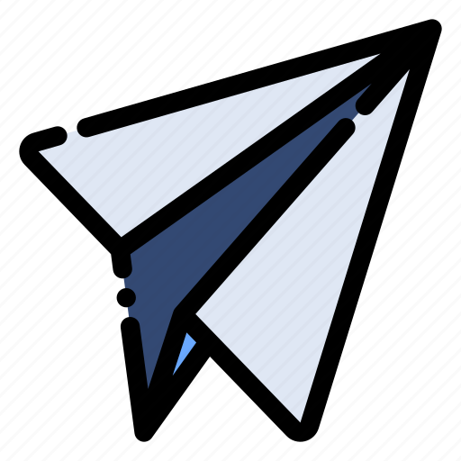 Plane, paper, fly, origami, aircraft icon - Download on Iconfinder