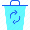 bin, dustbin, recycle, recycle bin, refresh, reload, rotate