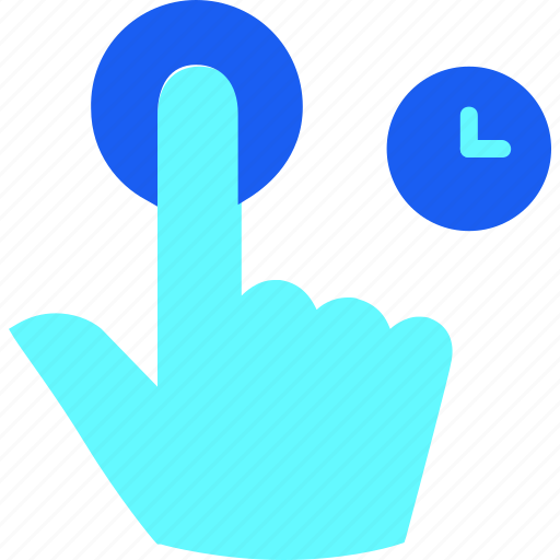 Click, finger, gesture, hand, tap, touch, wait icon - Download on Iconfinder