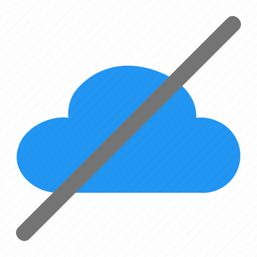 Cloud, offline, storage, network, disabled, connection, internet icon - Download on Iconfinder