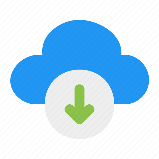 Cloud, download, arrow, direction, file, document, network icon - Download on Iconfinder